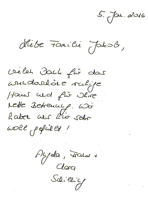 Casa Las Florers G�stebucheintrag